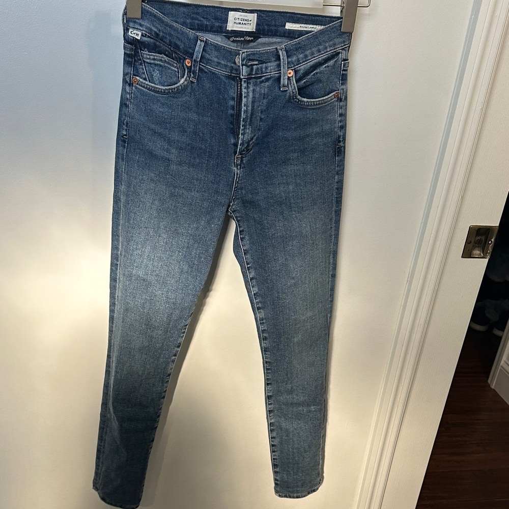 Citizens Of Humanity Mid-Wash Rocket Ankle Jeans